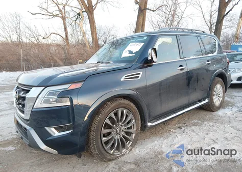2023 Nissan Armada Platinum 4Wd z USA, uszkodzony, nr VIN JN8AY2CD7P9692629